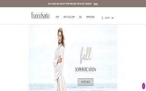 Il sito online di Franco Sarto