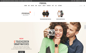 Il sito online di Fossil Q