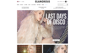 Il sito online di Glamorous