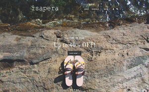 Il sito online di Isapera Sandals