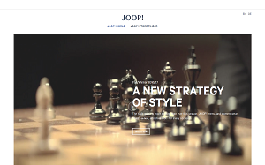 Il sito online di JOOP!