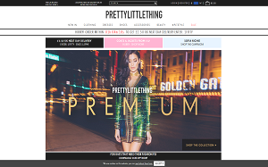 Il sito online di Pretty Littlething