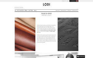 Il sito online di LODI shoes