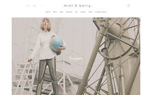 Il sito online di Mint & Berry