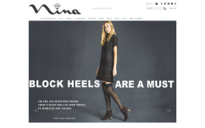 Il sito online di Nina Shoes