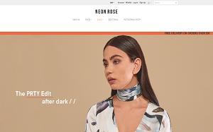 Il sito online di Neon Rose