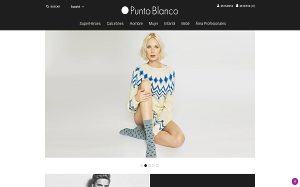 Il sito online di Punto Blanco