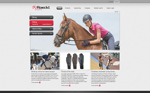 Il sito online di Roeckl Sports