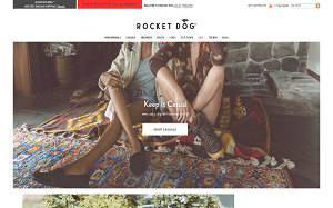 Il sito online di Rocket Dog