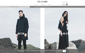 Il sito online di Religion clothing