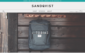 Visita lo shopping online di Sandqvist