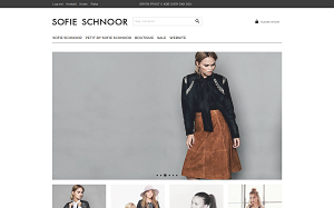 Il sito online di Sofie Schnoor