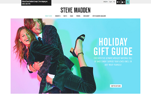 Il sito online di Steve Madden
