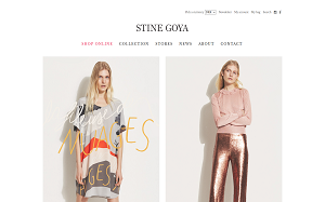 Il sito online di Stine Goya