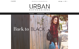 Il sito online di Urban Expressions