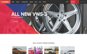 Il sito online di Vossen Wheels