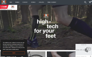 Il sito online di X-Socks