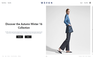 Il sito online di Waven