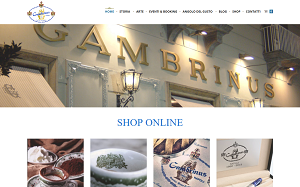 Il sito online di Gran Caffè Gambrinus