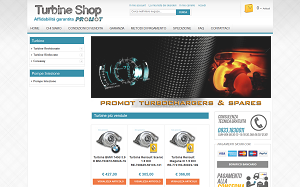 Il sito online di Turbine Shop