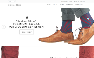 Il sito online di Oscar Socks
