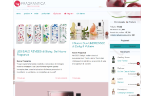 Il sito online di Fragrantica
