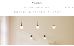 Il sito online di Nuura