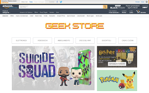 Il sito online di Geek Store