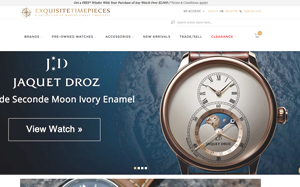 Visita lo shopping online di Exquisite Timepieces