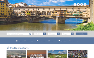 Il sito online di Villas in Tuscany