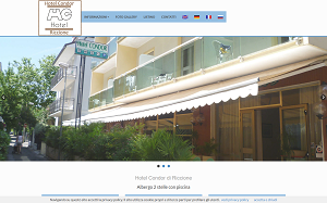 Il sito online di Hotel Condor Riccione
