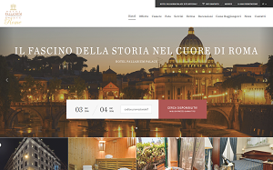 Il sito online di Hotel Palladium Palace roma