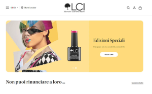 Il sito online di LCI Cosmetics
