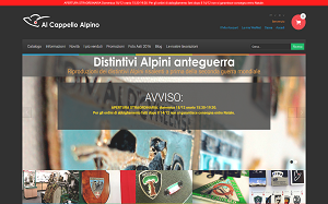 Il sito online di Al Cappello Alpino