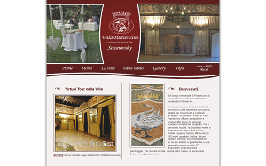 Il sito online di Villa Parravicino Sossnovsky