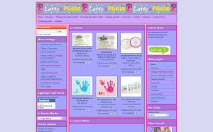 Il sito online di Lattemieleshop