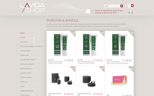 Il sito online di Lavida benessere shop