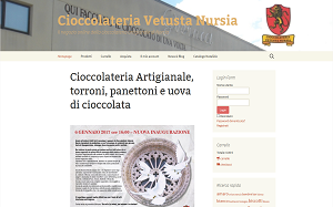 Il sito online di Cioccolateria Vetusta Nursia