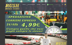 Il sito online di Rush store