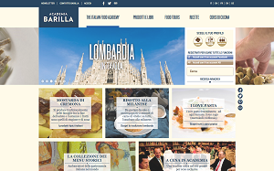 Il sito online di Academia Barilla