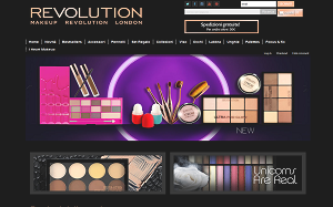 Il sito online di Makeup Revolution