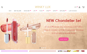 Il sito online di Winky Lux