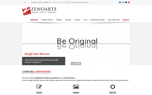 Il sito online di Zeno Arte