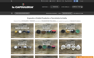 Il sito online di La Capsuleria