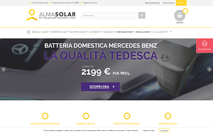 Il sito online di Alma Solarshop