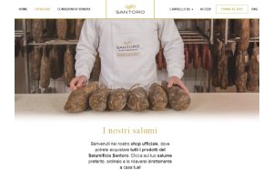 Il sito online di Santoro Salumificio