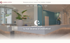 Il sito online di Gardelli Hotels