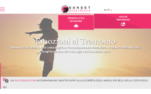Il sito online di Sunset Holidays