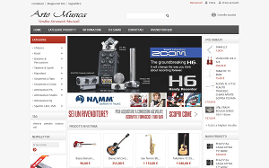 Il sito online di Arte Musica Matera