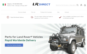 Il sito online di LR Direct